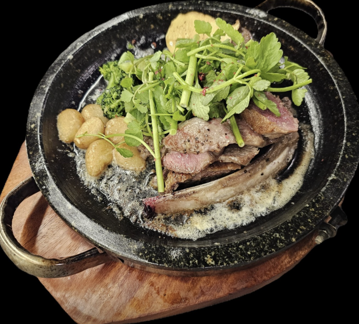 내방역 룸식당 철판 스테이크